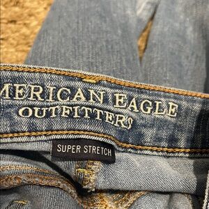 American Eagle Outfitters Blue Super Stretch Jeans